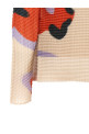 'Verve Pleats Top' cardigan Beige