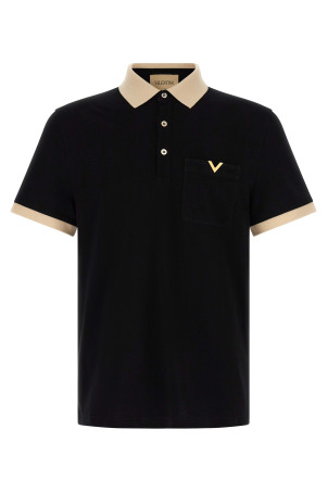 Valentino Garavani 'Valentino' polo shirt Black-grey