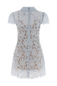 'Blue Guipure Lace Mini' dress BLUE