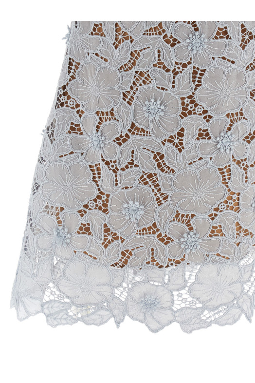 'Blue Guipure Lace Mini' dress BLUE