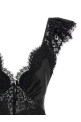 Топ «Черное атласное кружево», черный RS26176TABBLACK