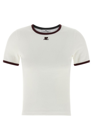 'Signature Contrast' T-shirt White