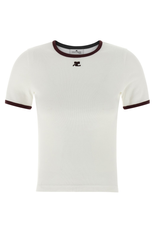 'Signature Contrast' T-shirt White