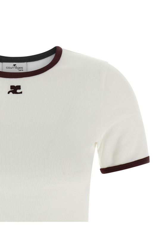 'Signature Contrast' T-shirt White
