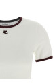 'Signature Contrast' T-shirt White