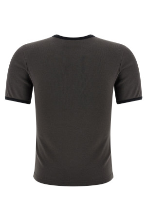 'Signature Contrast' T-shirt Gray