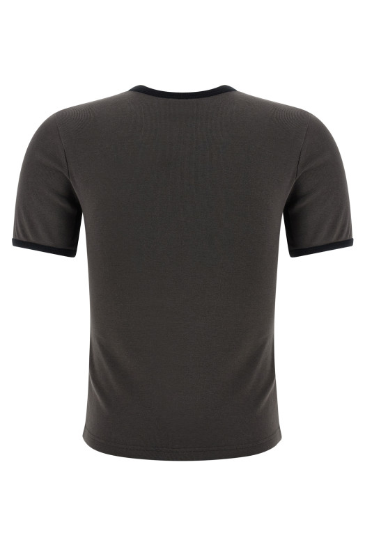 'Signature Contrast' T-shirt Gray