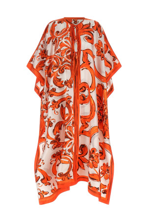 'Maiolica' dress orange