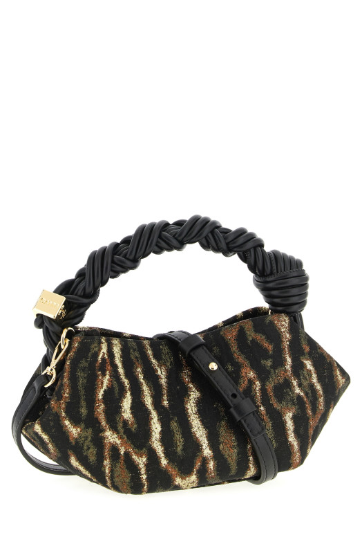 'Metallic Cloque Bou' handbag Brown