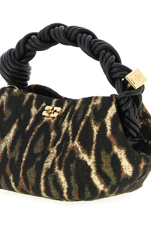 'Metallic Cloque Bou' handbag Brown