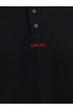 'Greca' polo shirt Black
