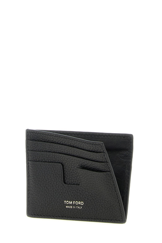 'T Line' card holder Black