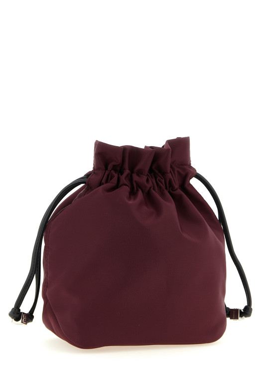 'Ganni Logo' pouch Bordeaux