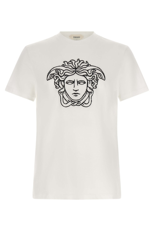 'Medusa' T-shirt Black-grey