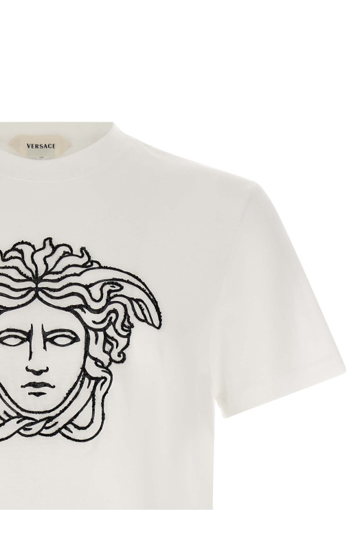 'Medusa' T-shirt Black-grey