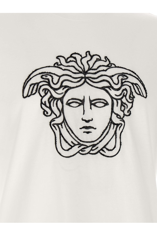 'Medusa' T-shirt Black-grey
