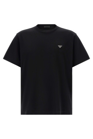 Triangle logo t-shirt Black