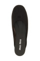 Mesh fabric slippers Black