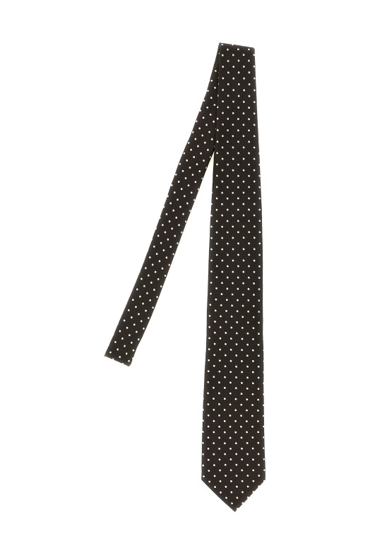 Silk tie Brown