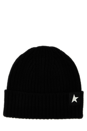 Logo label beanie Black