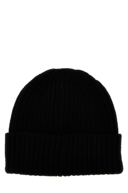 Logo label beanie Black