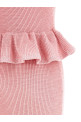 Платье «Pink Peplum Knit Midi» розового цвета RS26106MPPINK