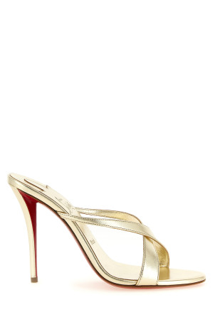 'Mulazee Cross' mules Gold