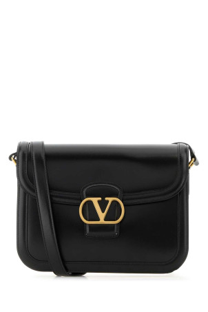Black leather 9TO5 shoulder bag Black VALENTINO GARAVANI (6W2B0R15UHF)