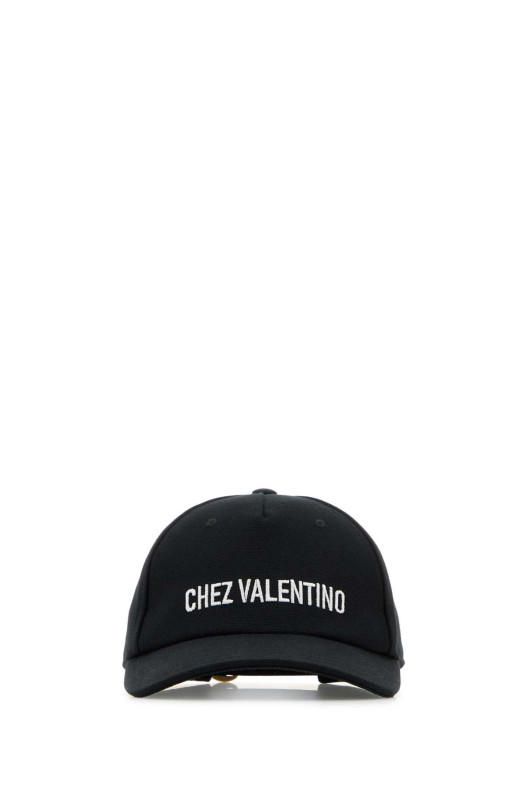 Midnight blue cotton baseball cap VALENTINO GARAVANI (6Y2HDA41FVH)