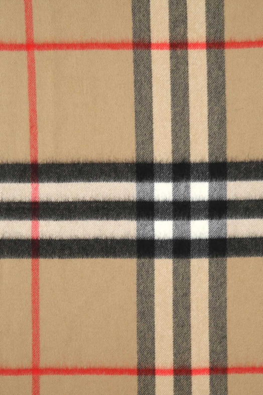 Вышитый кашемировый шарф BURBERRY, многоцветный (8076576)