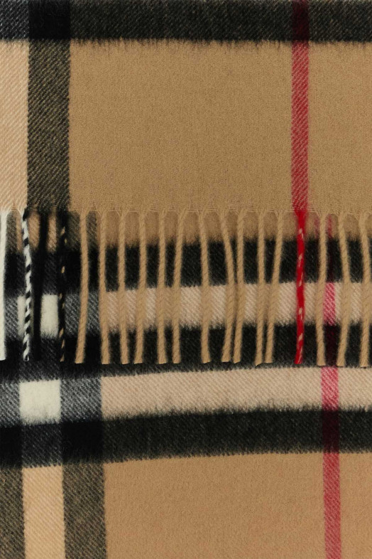 Вышитый кашемировый шарф BURBERRY, многоцветный (8076576)