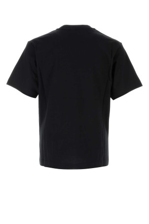 Black cotton t-shirt Black BURBERRY (8128196)
