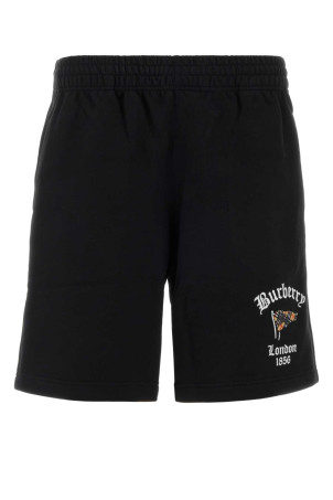 Black cotton bermuda shorts Black BURBERRY (8130108)