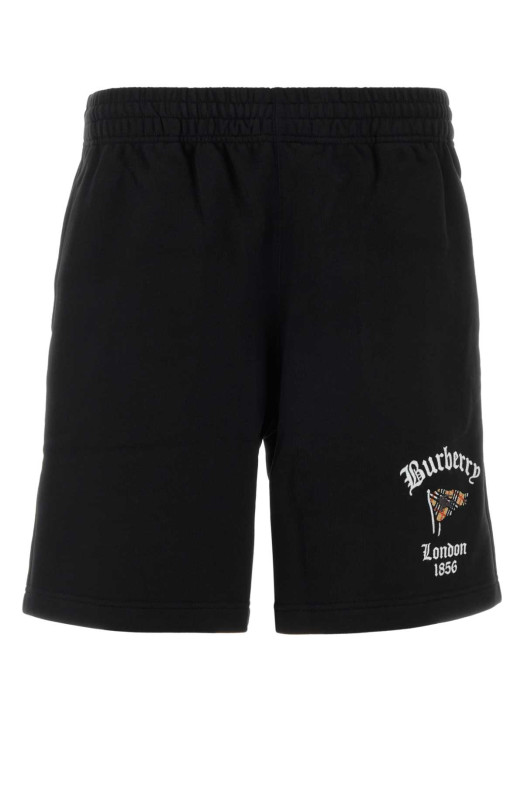 Black cotton bermuda shorts Black BURBERRY (8130108)