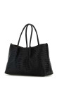 Black leather Pinacoteca shopping bag BOTTEGA VENETA (817166V5AG1)