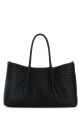 Black leather Pinacoteca shopping bag BOTTEGA VENETA (817166V5AG1)