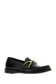 Black leather Wishbone loafers Black ALEXANDER MCQUEEN (867922WHADV)