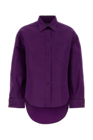 Purple silk shirt BALENCIAGA (872318TUP19)