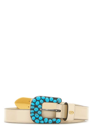 Ivory leather belt VALENTINO GARAVANI (9W2T0SQ2EQV)