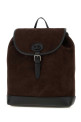 Dark brown suede VLogo Signature backpack VALENTINO GARAVANI (9Y2B0T64PDT)