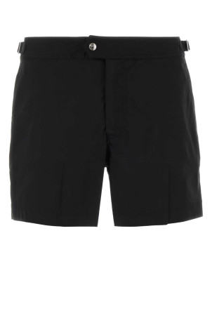 Black polyester swimming shorts TOM FORD (BSS001FMN067)