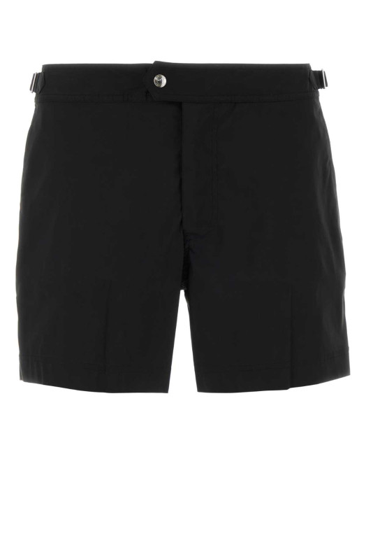 Black polyester swimming shorts TOM FORD (BSS001FMN067)