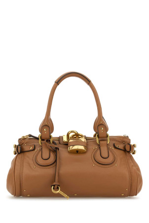 Camel leather Paddington shoulder bag CHLOE (CH25WS802P75)