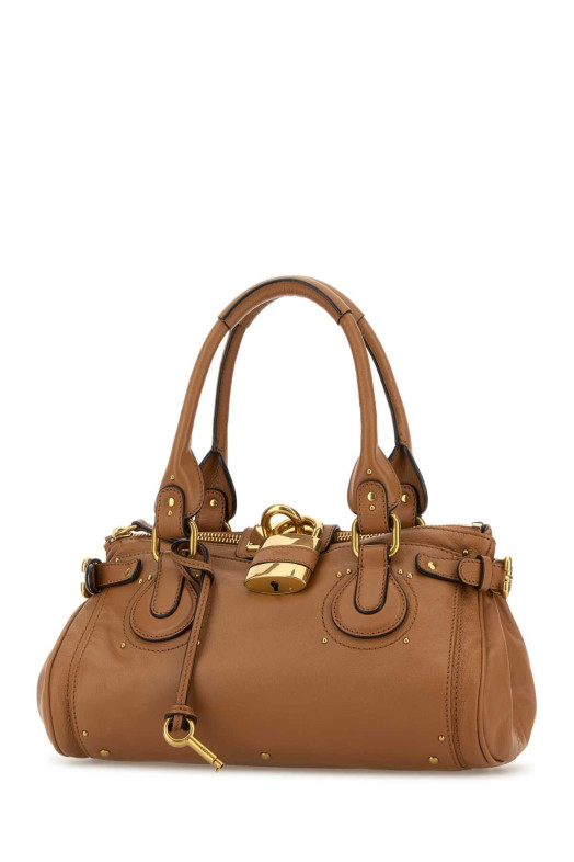 Camel leather Paddington shoulder bag CHLOE (CH25WS802P75)