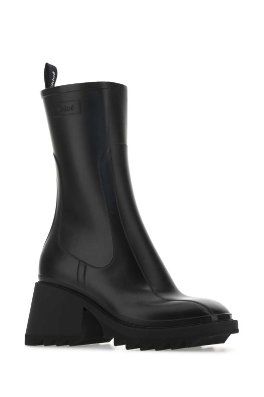 Black rubber ankle boots CHLOE (CHC22A239Z2)