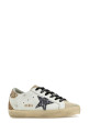 Многоцветные кожаные кроссовки Superstar бренда GOLDEN GOOSE DELUXE (GWF00102F005358)