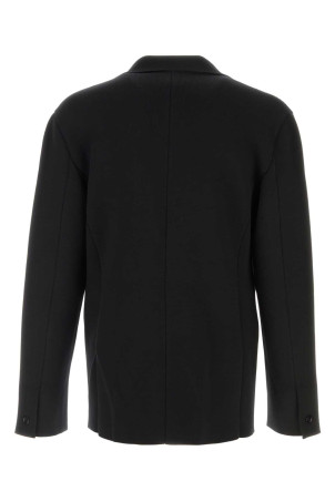 Black stretch wool blend blazer TOM FORD (KJL004YMW130)