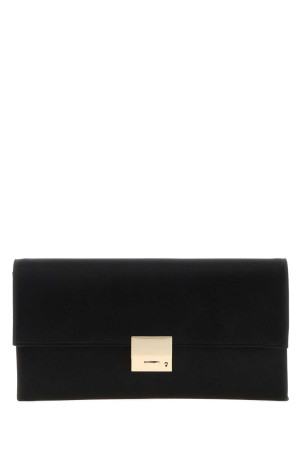 Black satin clutch TOM FORD (L1947TSA001P)