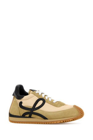 Two-tone fabric and suede Flow Runner 2.0 sneakers LOEWE (LFR2282X05)