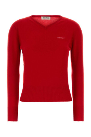 Red cashmere sweater MIU MIU (MML07ASOOO13S1)